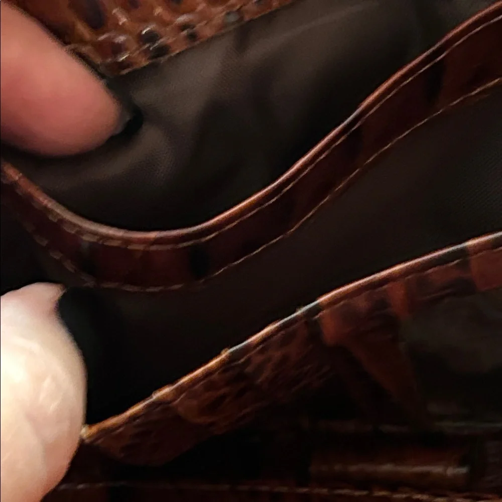 Brahmin Pecan Checkbook Wallet NWOT